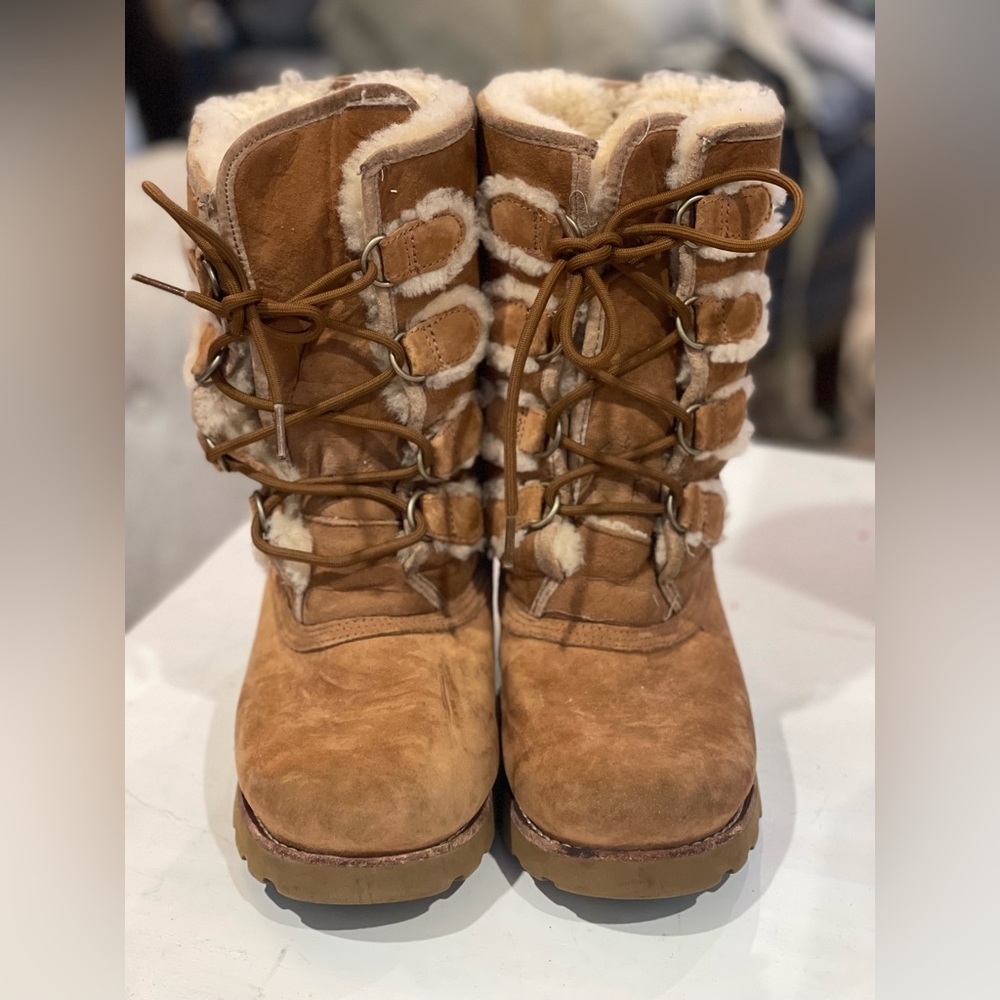 UGG Chestnut Rommy Lace Up Boots
